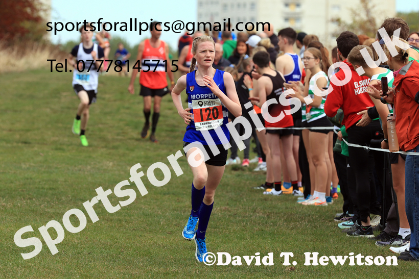 Boys and Girls under-15s, 2025 Farringdon Cross Country Relays, Sunderland. Photo: David T. Hewitson/Sports for All Pics